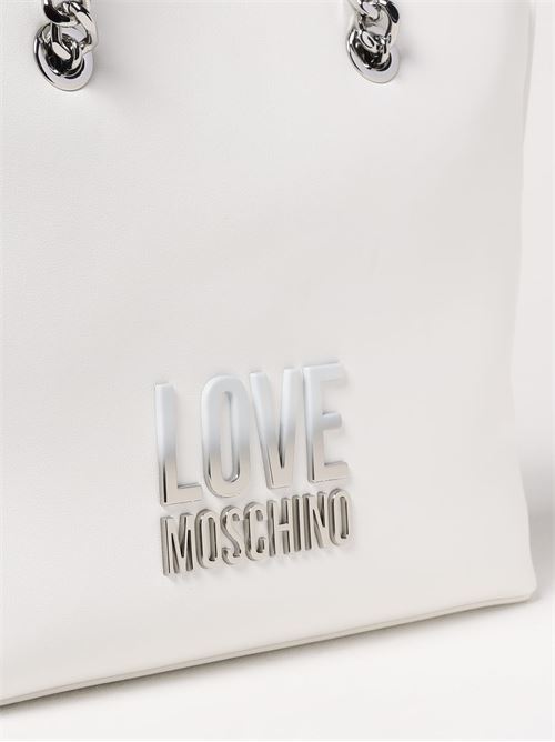 BORSA PU GRS BIANCO LOVE MOSCHINO | JC4257PP0MKD0/100